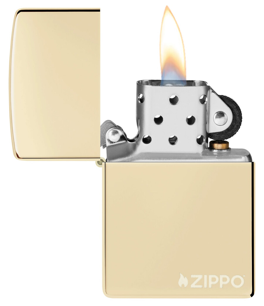 logotipo clásico de zippo de champán