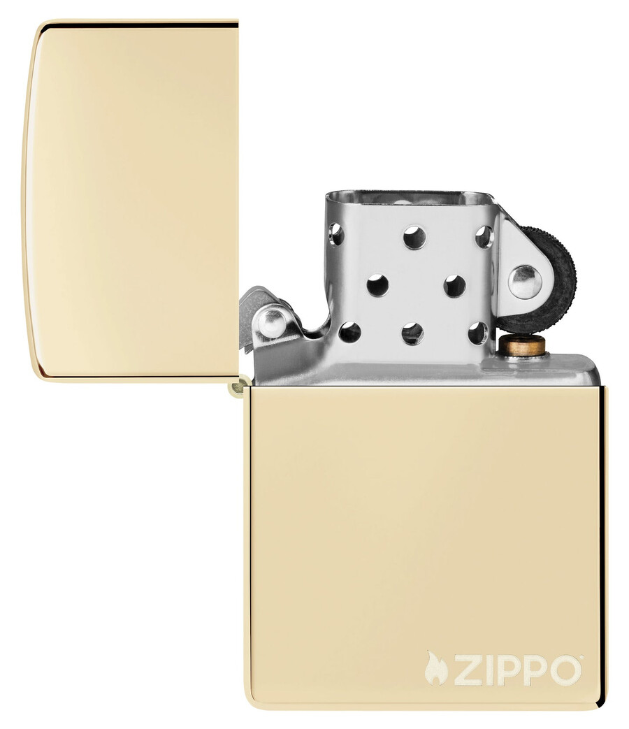 logotipo clásico de zippo de champán