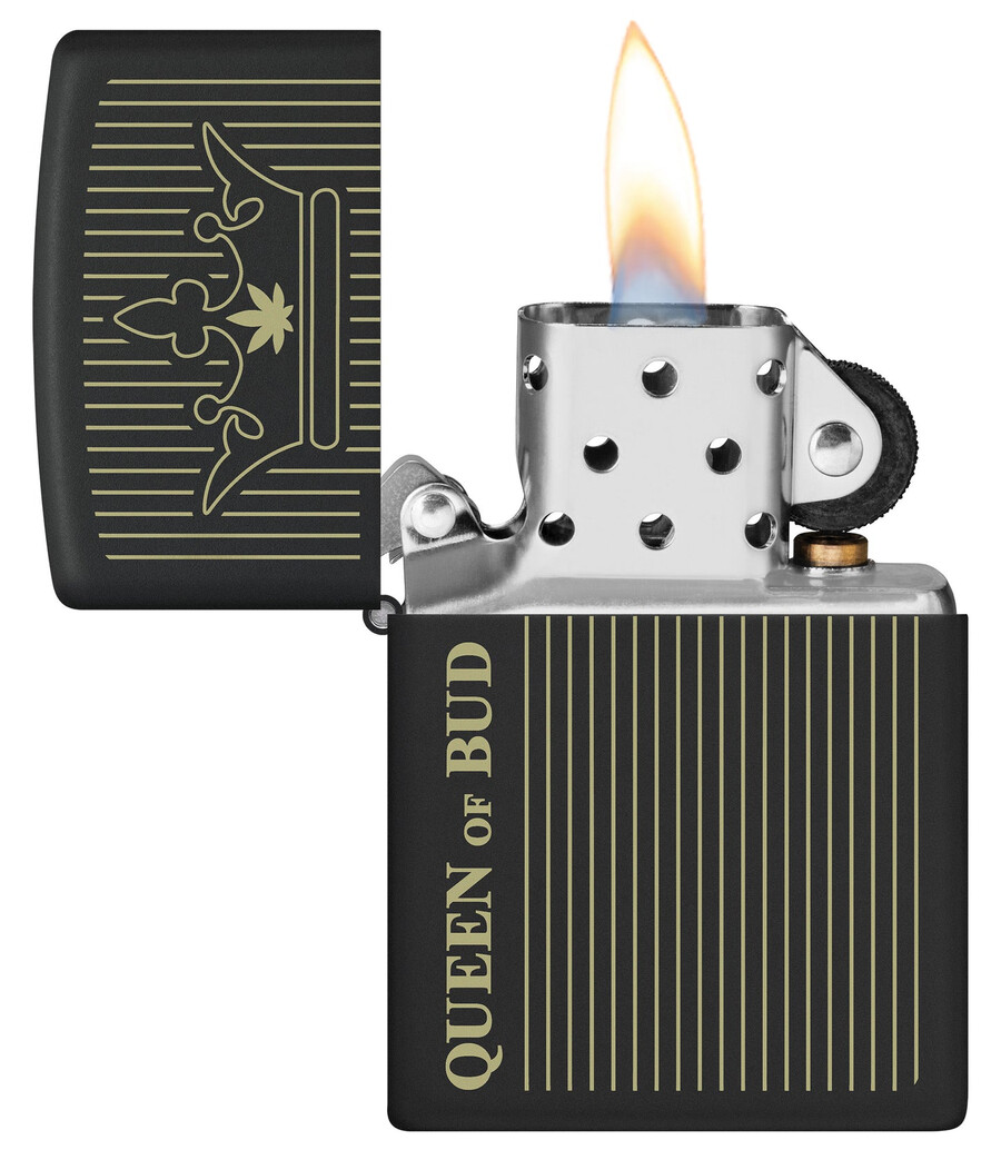 diseño de rayas de la reina de bud