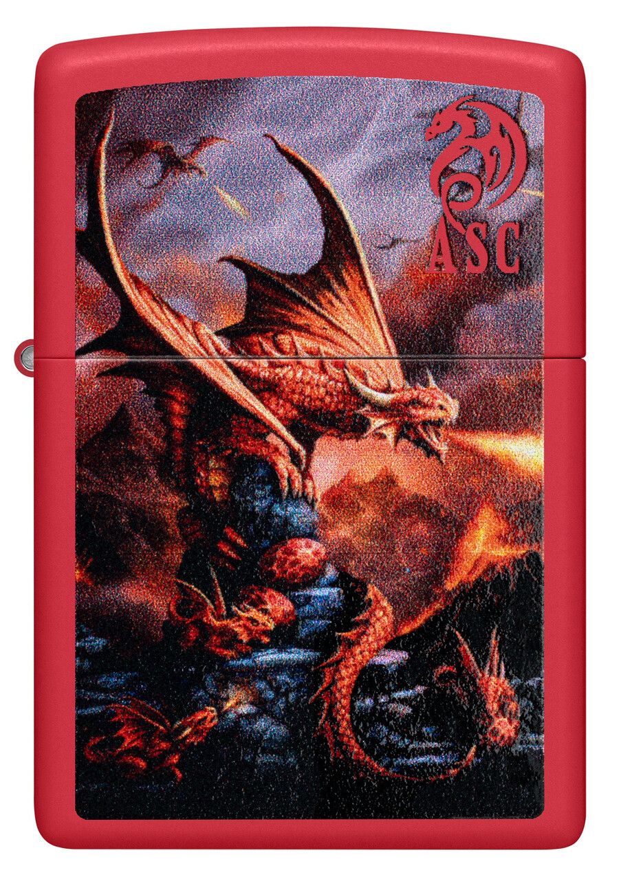 diseño de dragón de fuego de anne stokes