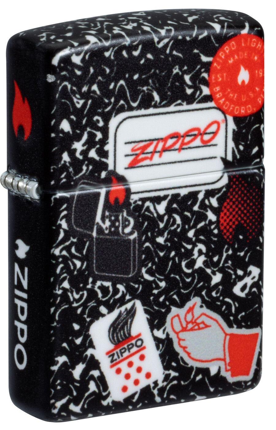 diseño de cuaderno zippo