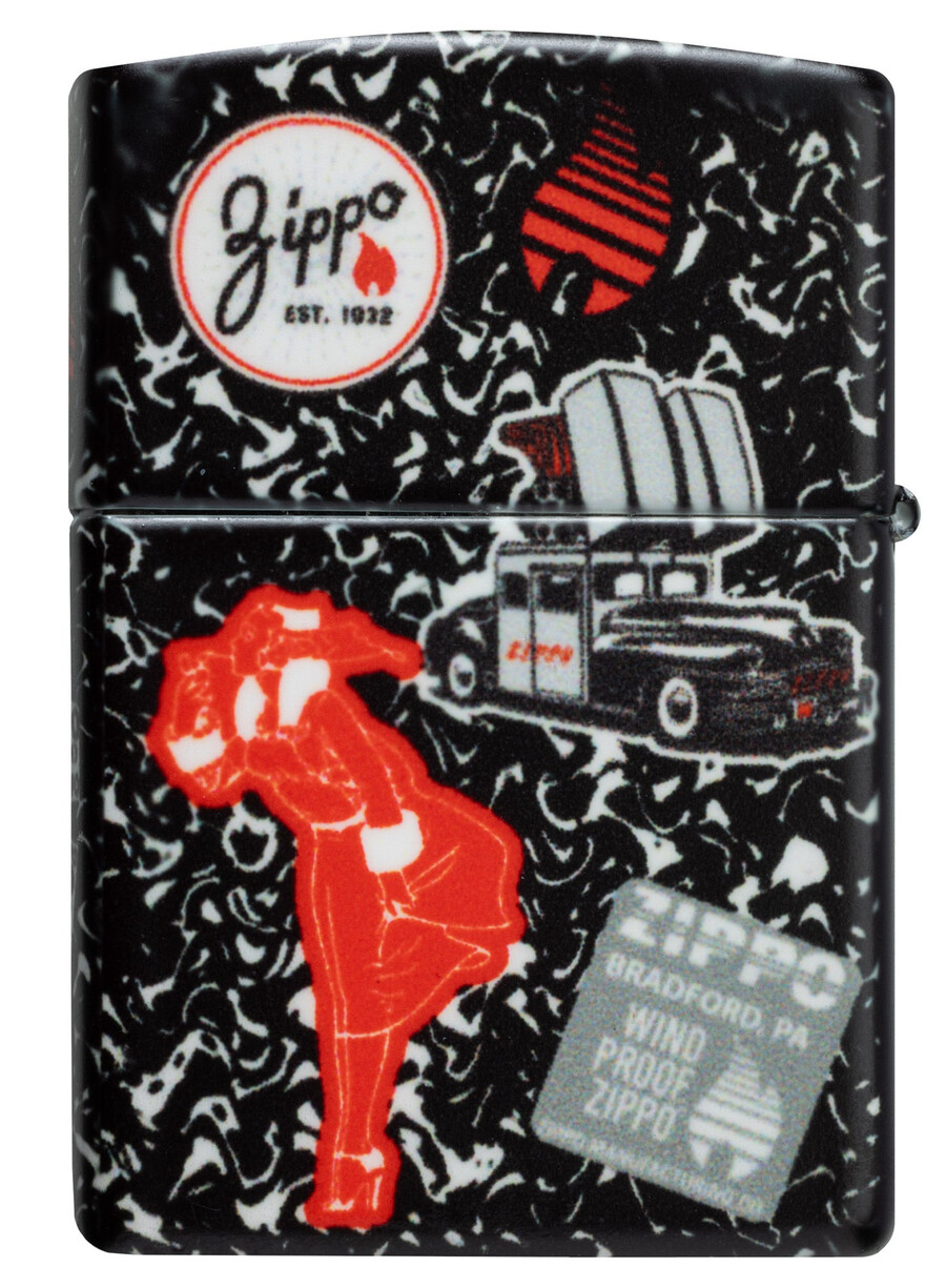 diseño de cuaderno zippo