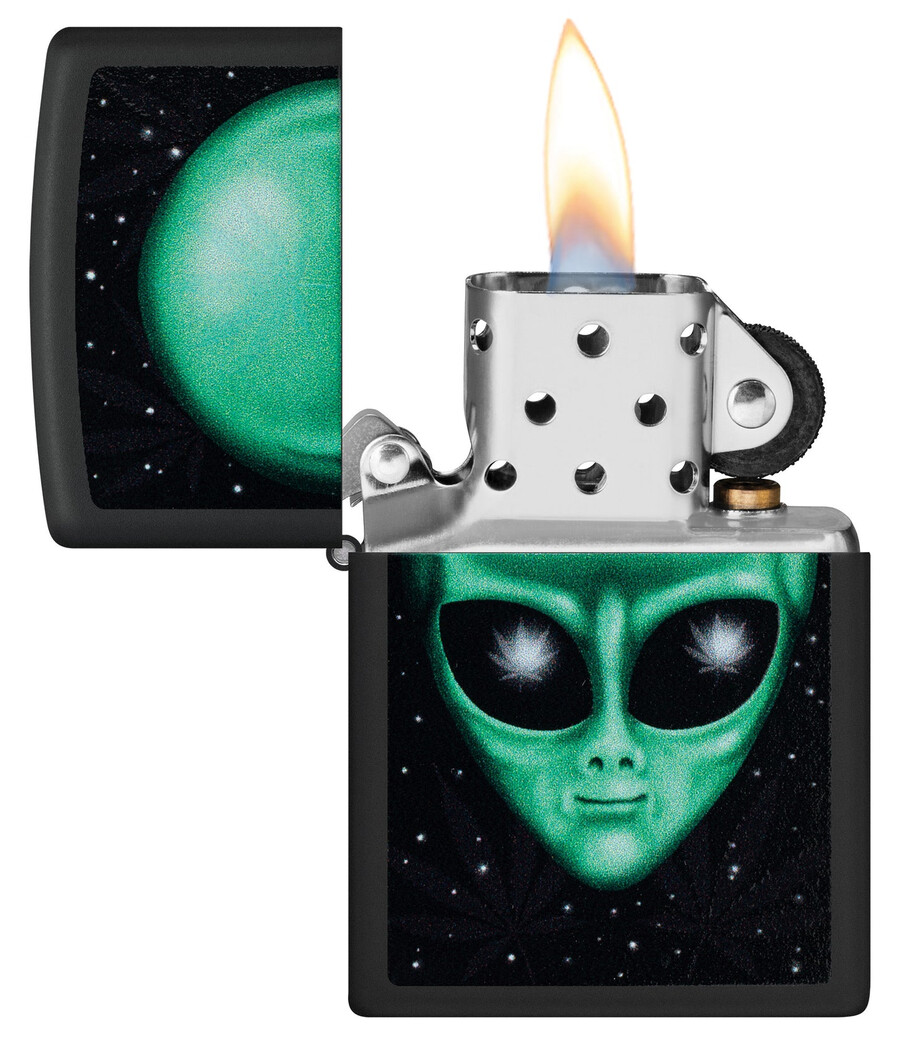 diseño de hoja alienígena