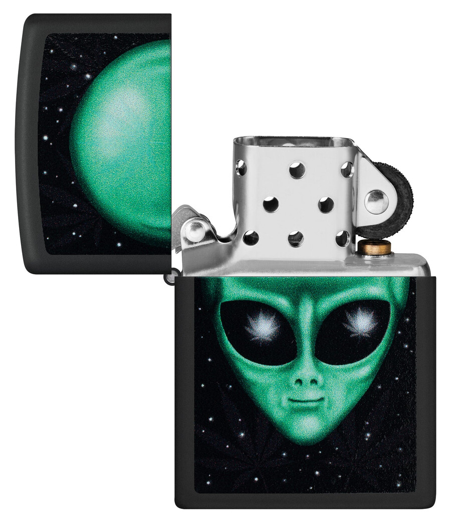 diseño de hoja alienígena
