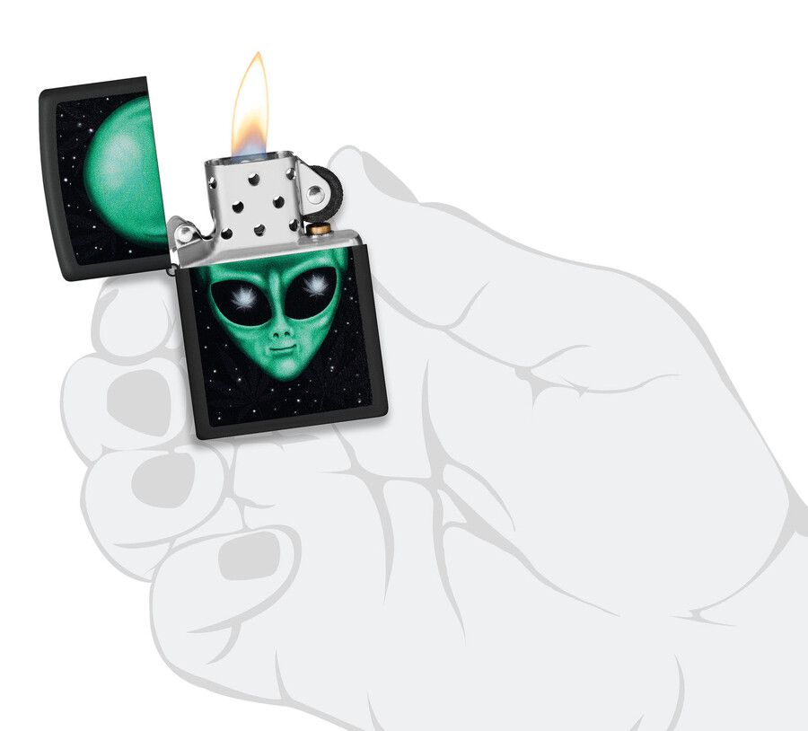 diseño de hoja alienígena