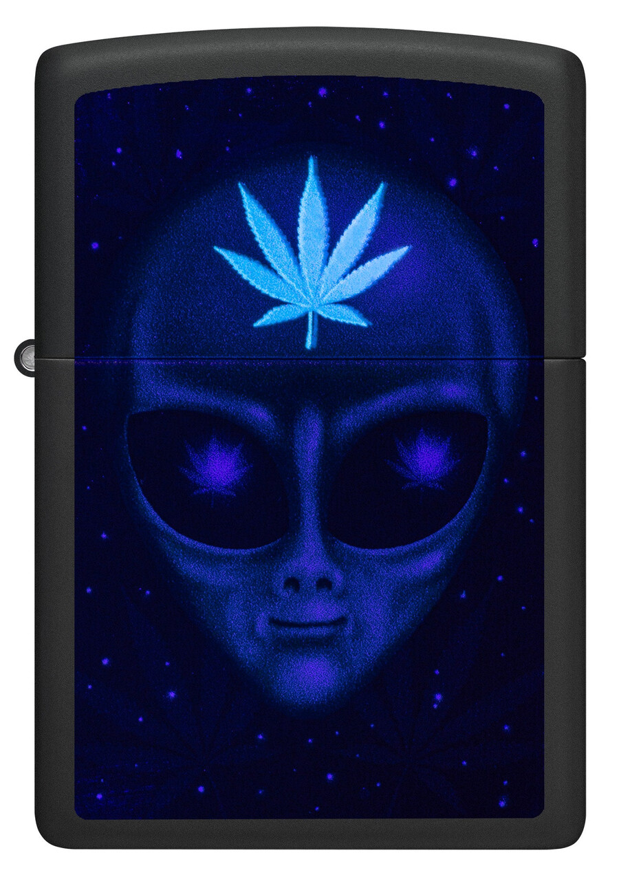 diseño de hoja alienígena
