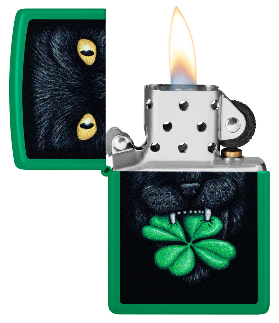 diseño felino de la suerte
