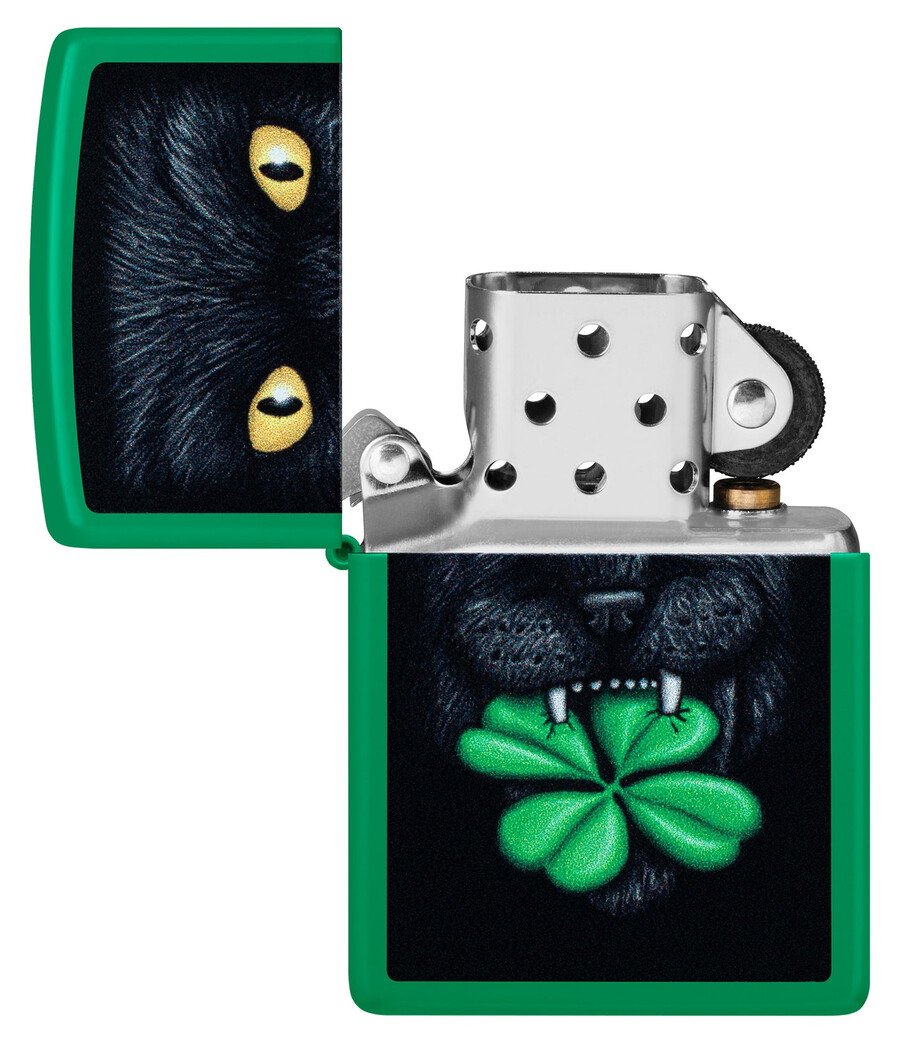 diseño felino de la suerte