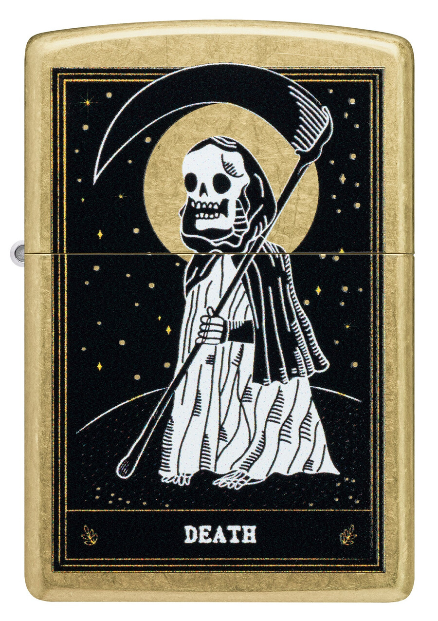 diseño de la carta de la muerte