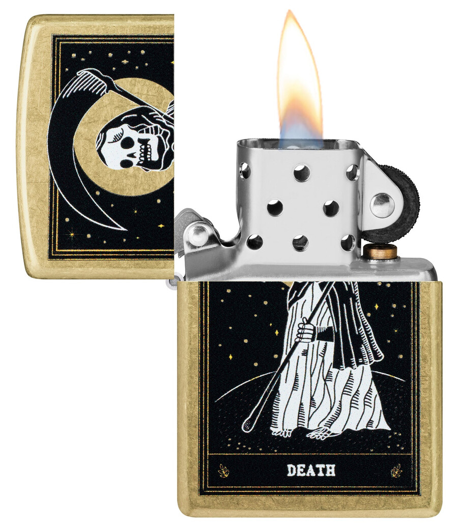 diseño de la carta de la muerte