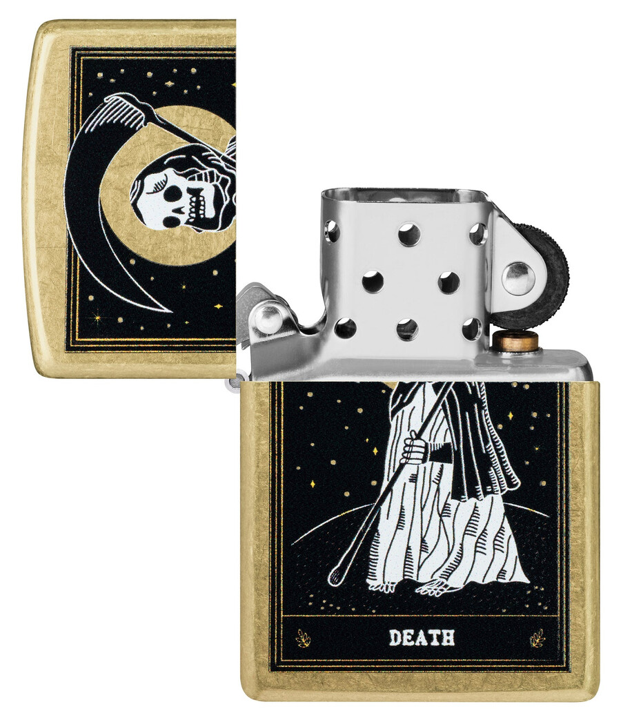 diseño de la carta de la muerte