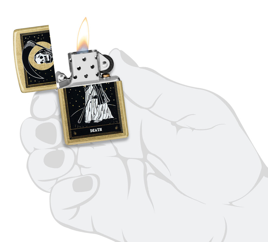diseño de la carta de la muerte