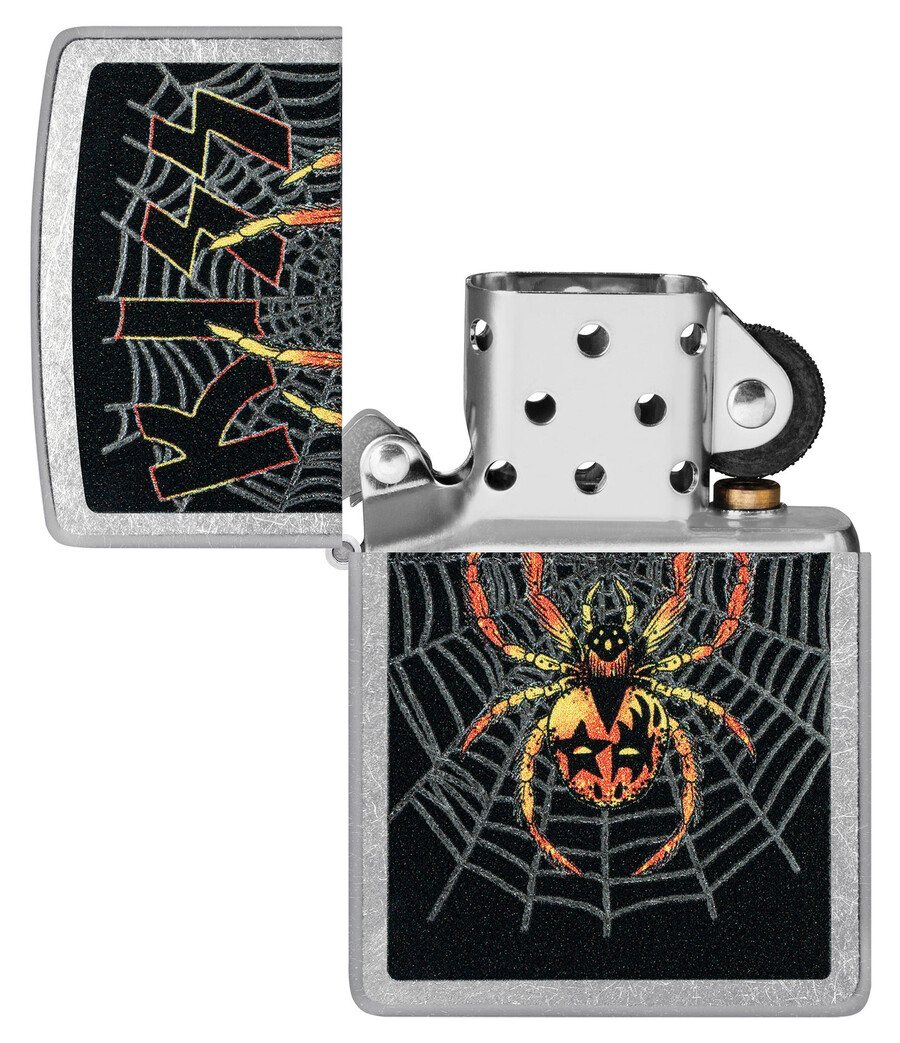 pintura facial kiss diseño de araña