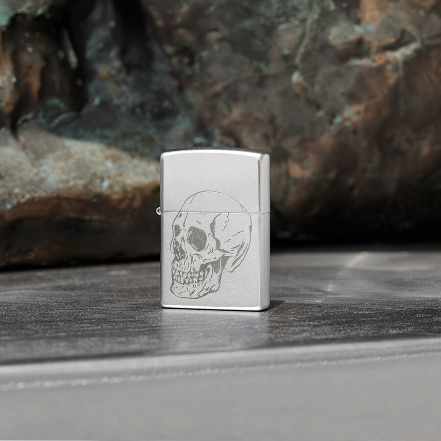 diseño de calavera sutil