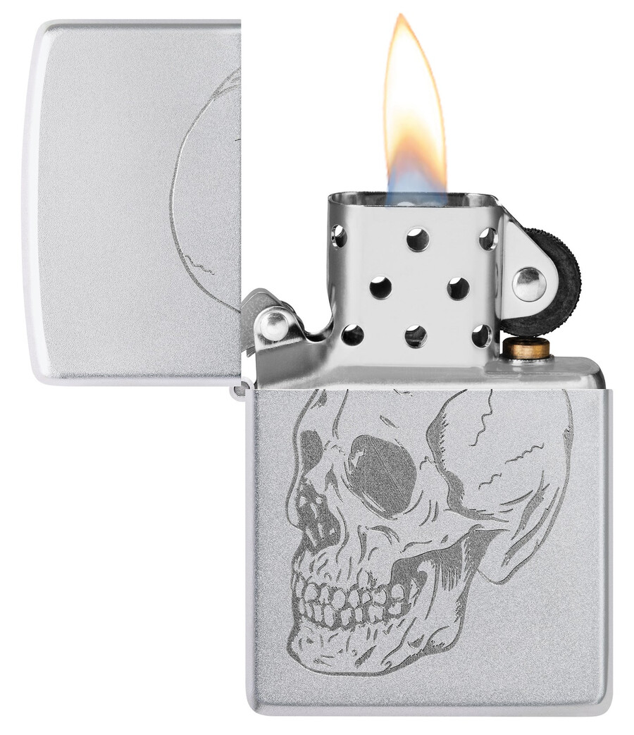 diseño de calavera sutil