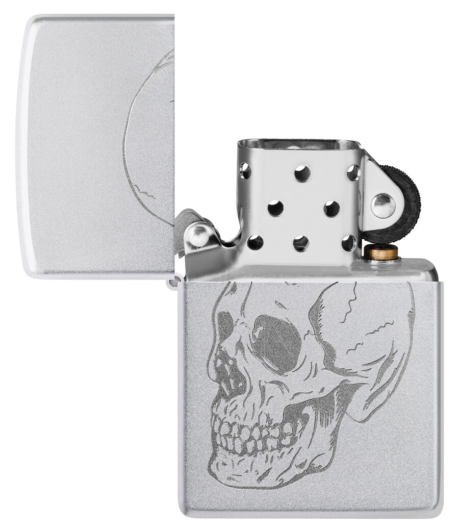 diseño de calavera sutil