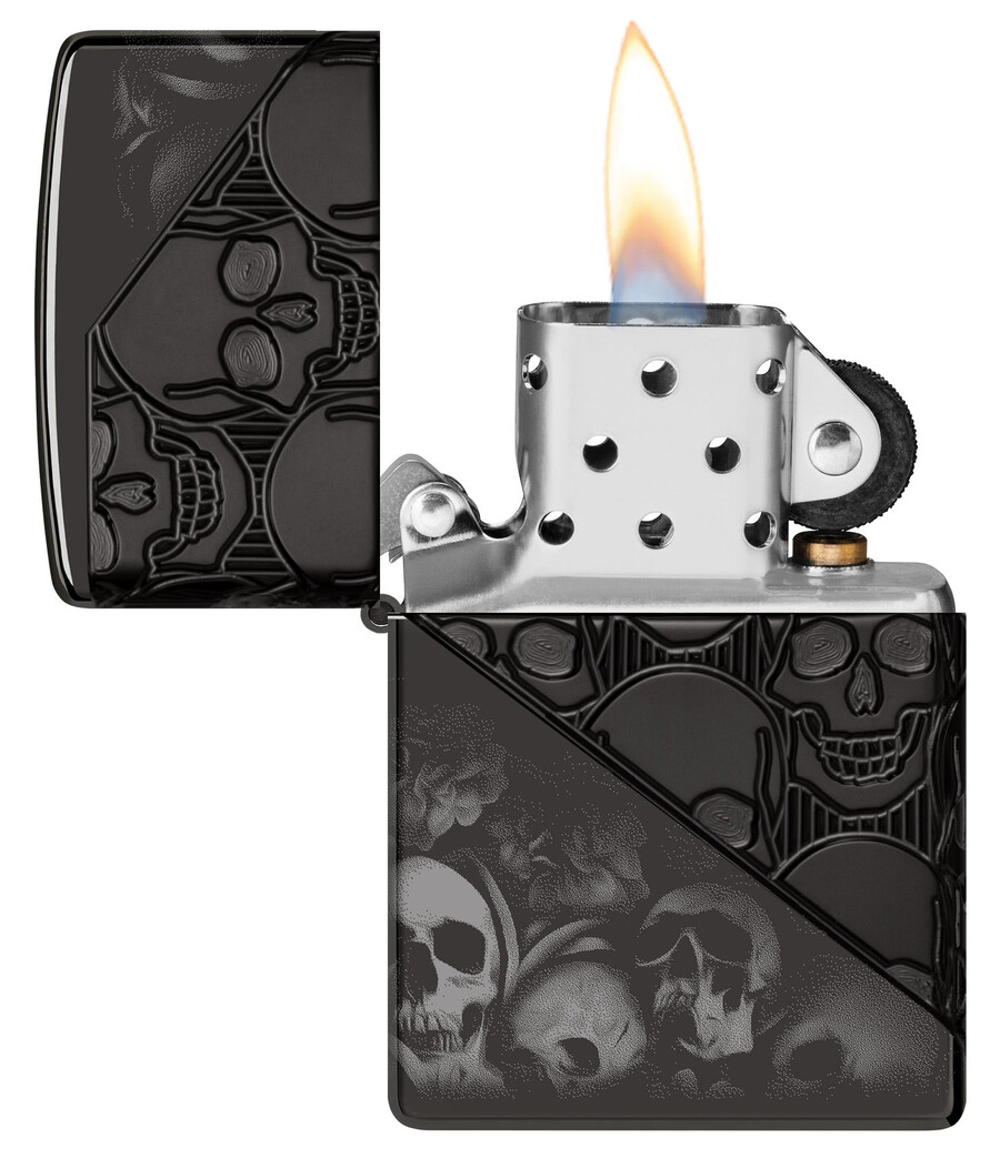 diseño de collage de calaveras