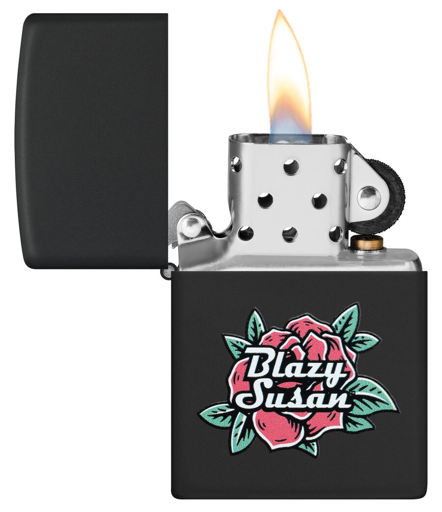 diseño de rosa blazy susan