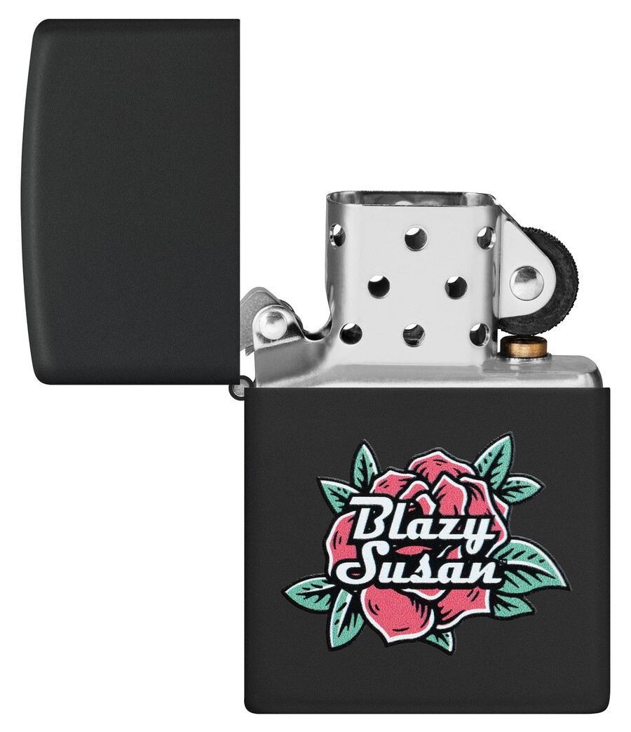 diseño de rosa blazy susan