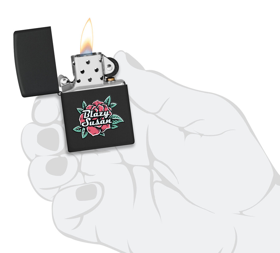 diseño de rosa blazy susan