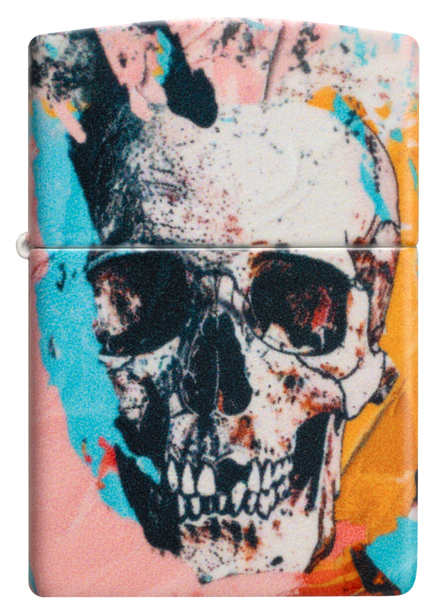 diseño de calavera de grafiti