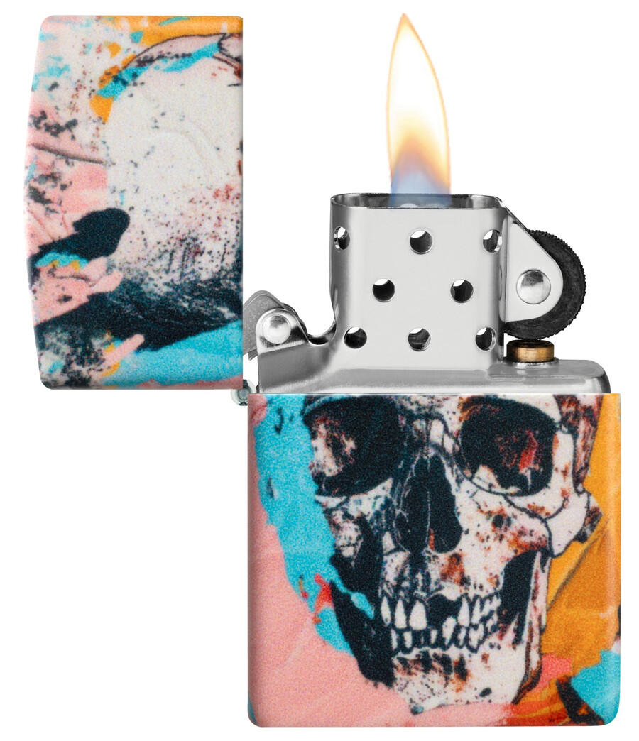 diseño de calavera de grafiti