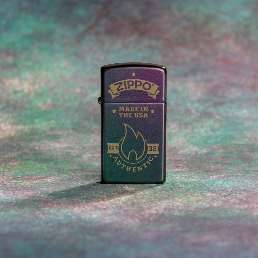 diseño auténtico de zippo