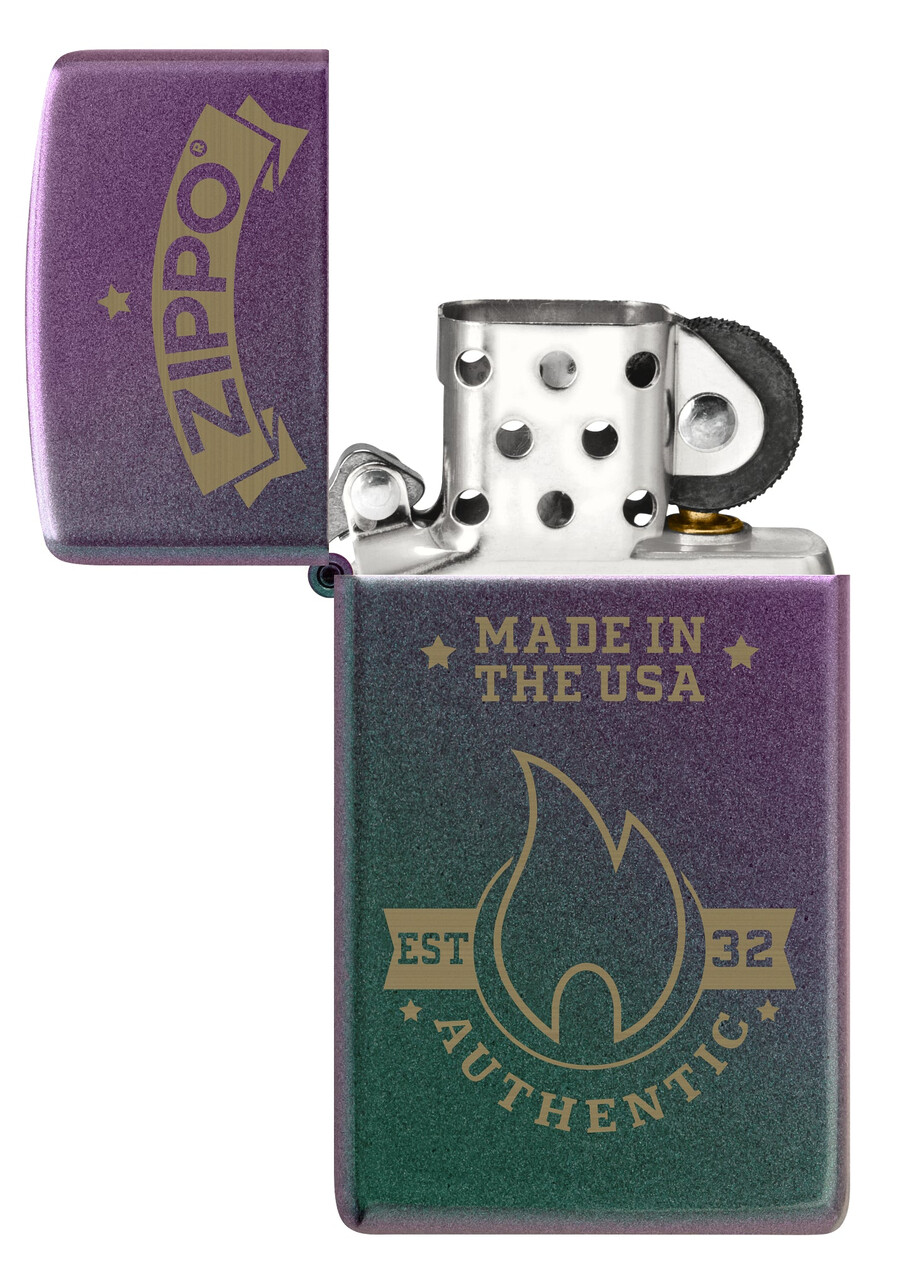 diseño auténtico de zippo