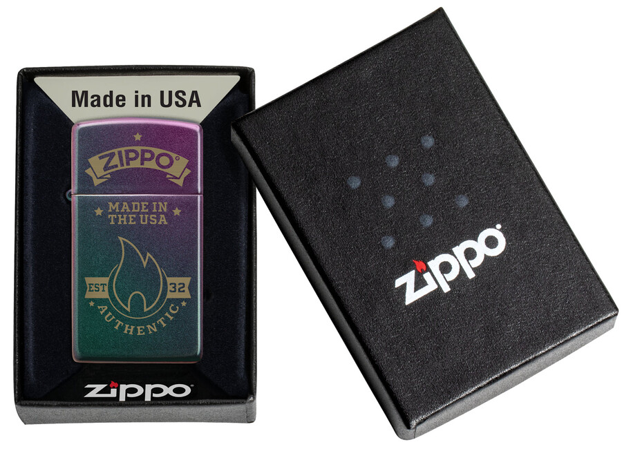 diseño auténtico de zippo