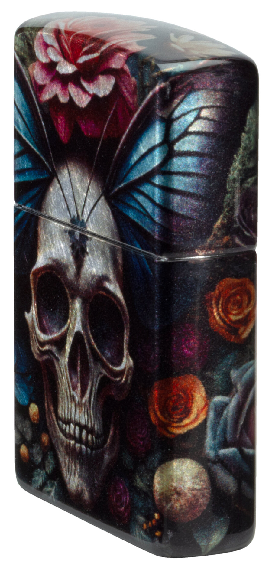diseño de calavera de mariposa