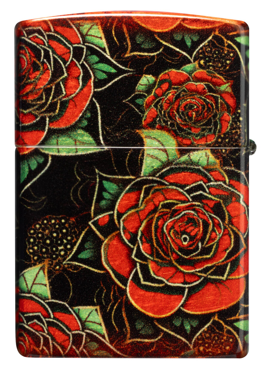 diseño de rosas florecientes