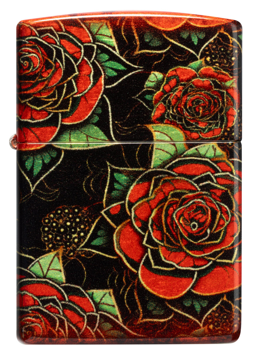 diseño de rosas florecientes