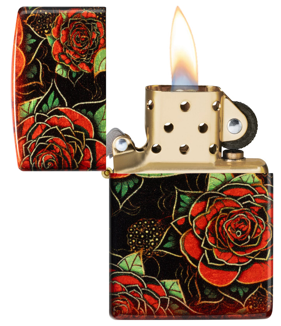 diseño de rosas florecientes