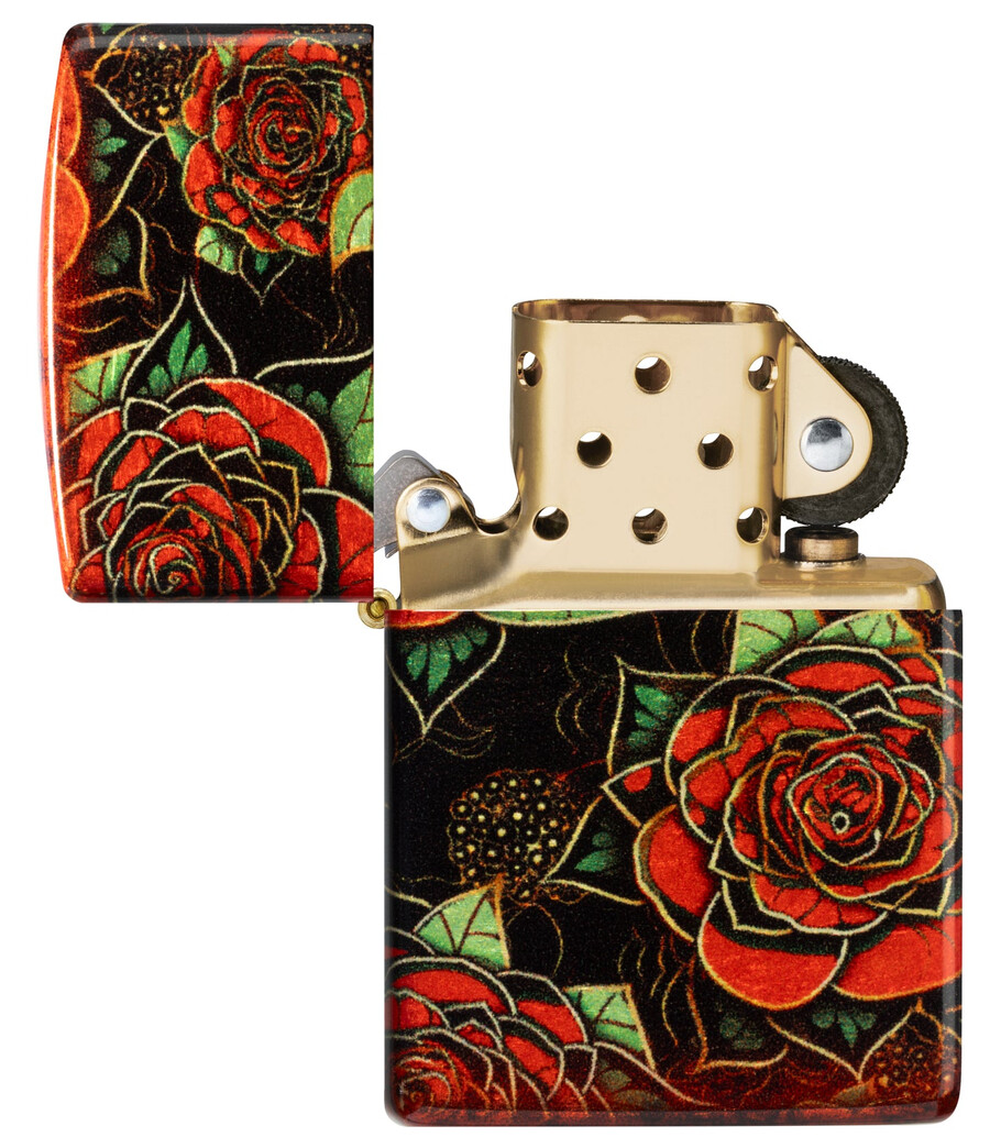 diseño de rosas florecientes