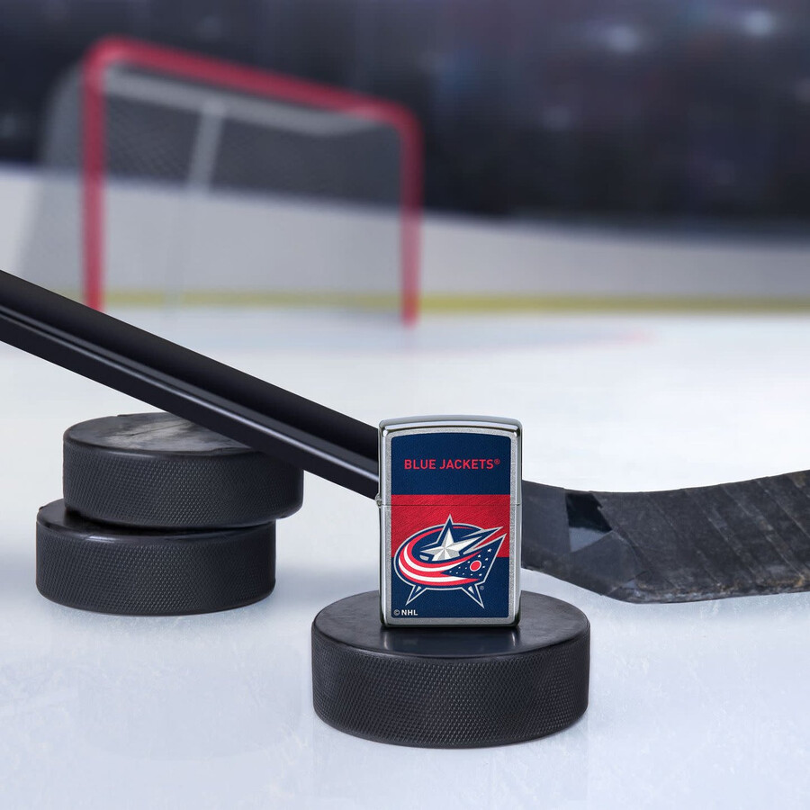 diseño icónico de los columbus blue jackets