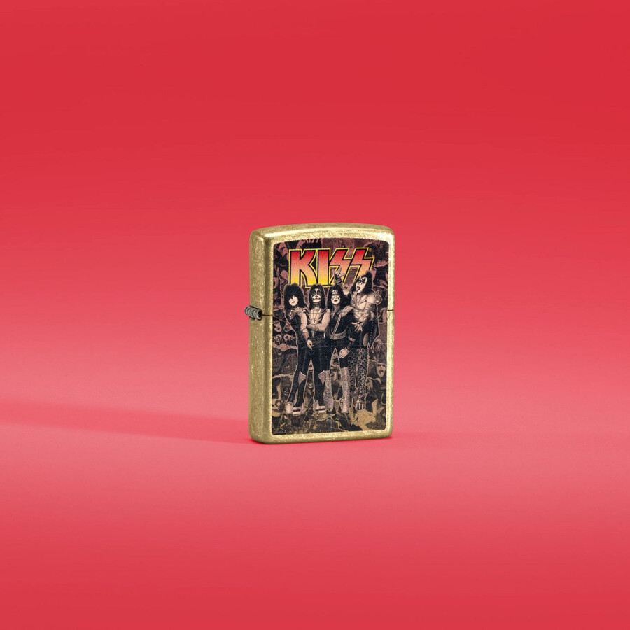 diseño de carátula de álbum kiss