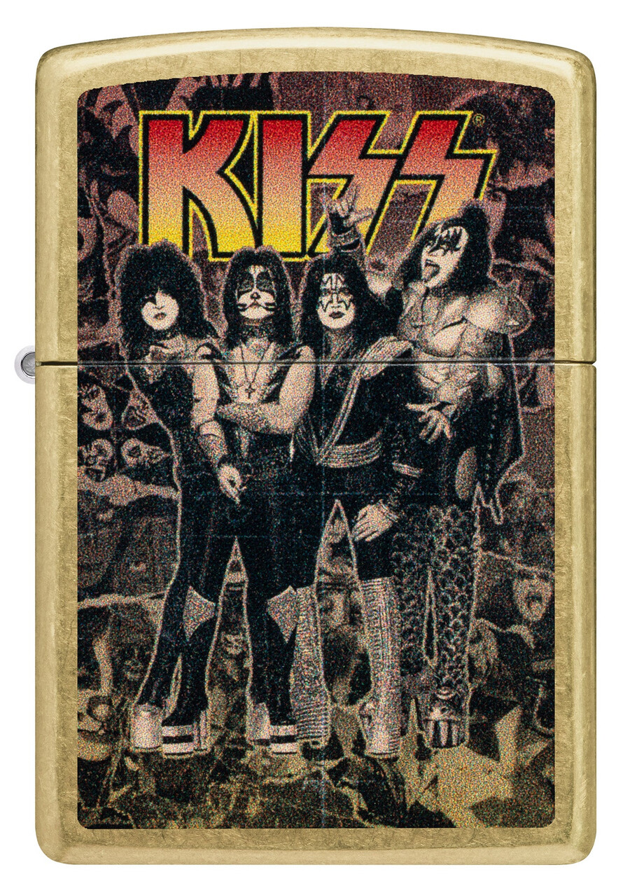 diseño de carátula de álbum kiss