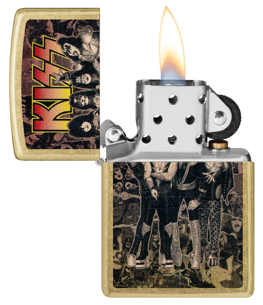 diseño de carátula de álbum kiss