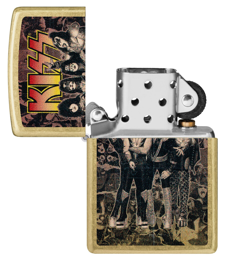 diseño de carátula de álbum kiss