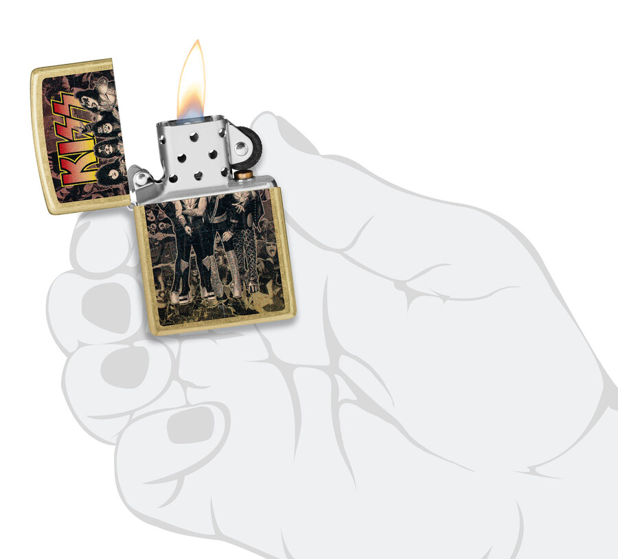 diseño de carátula de álbum kiss