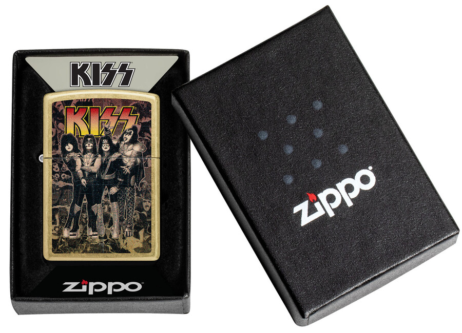 diseño de carátula de álbum kiss