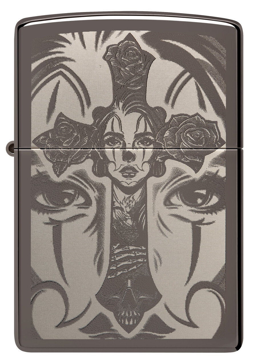 diseño de cruz de calavera