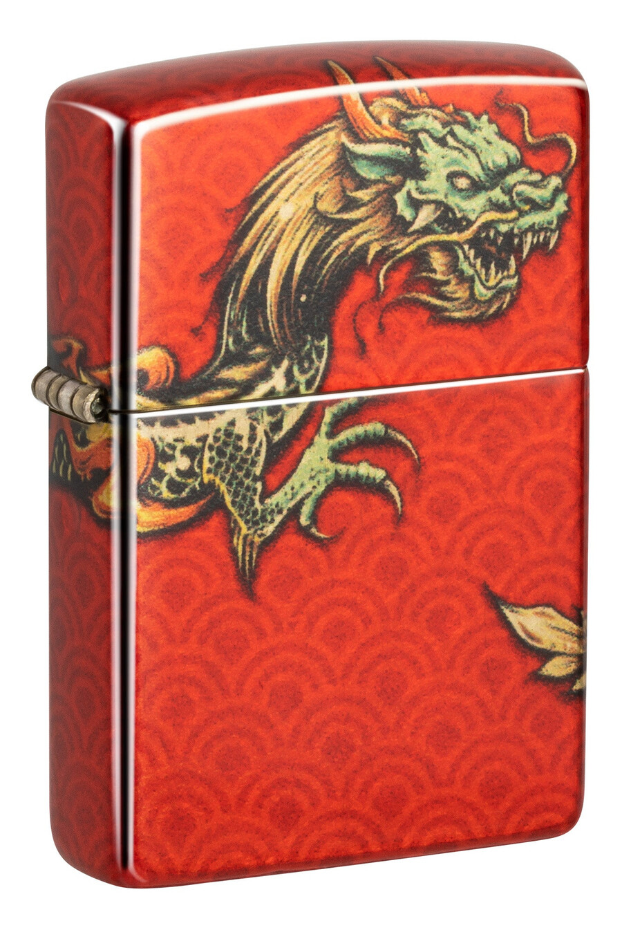 diseño de dragón zippo