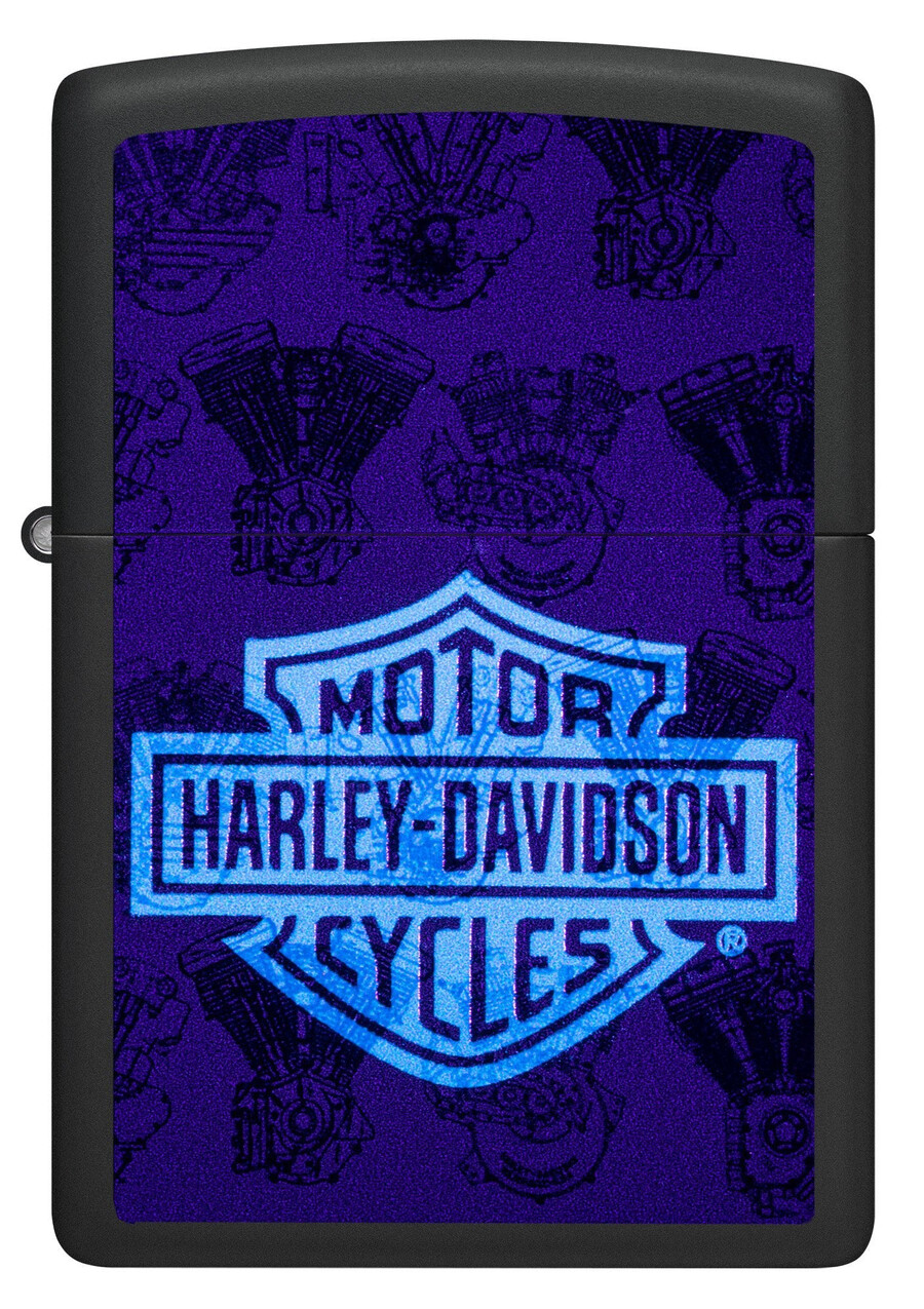 diseño de motores harley-davidson black light
