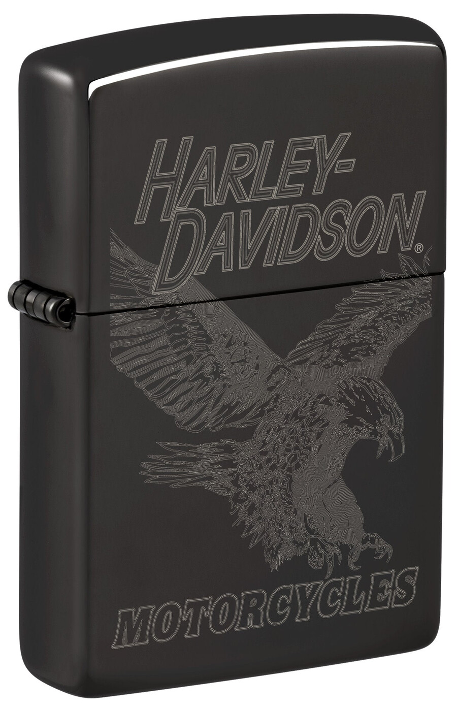 diseño de águila monocromática harley-davidson