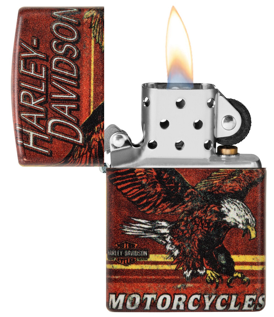 diseño de águila voladora de harley-davidson