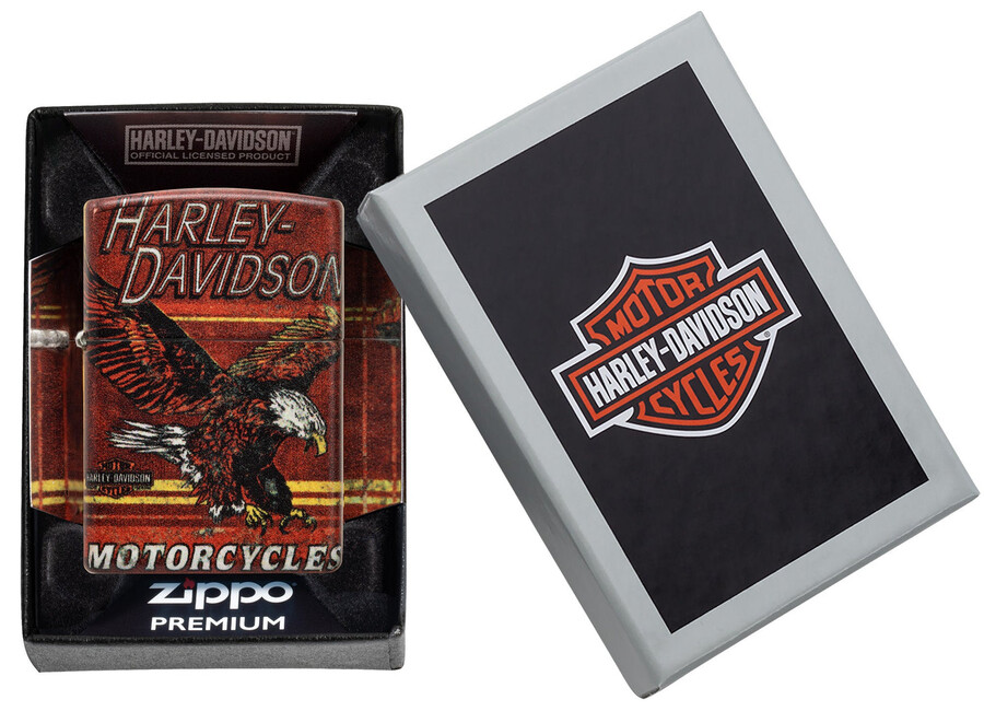 diseño de águila voladora de harley-davidson