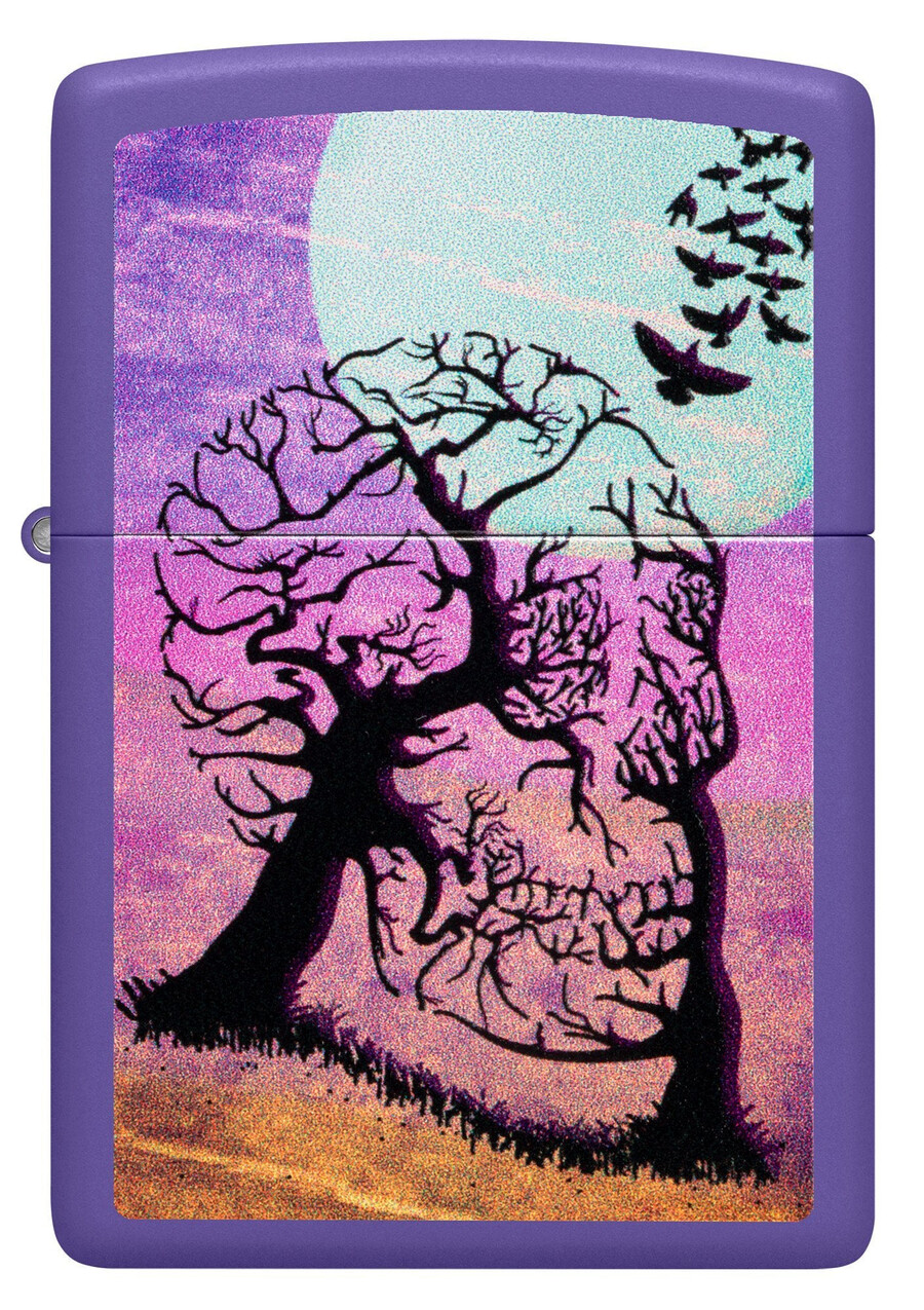 diseño de árbol de calavera