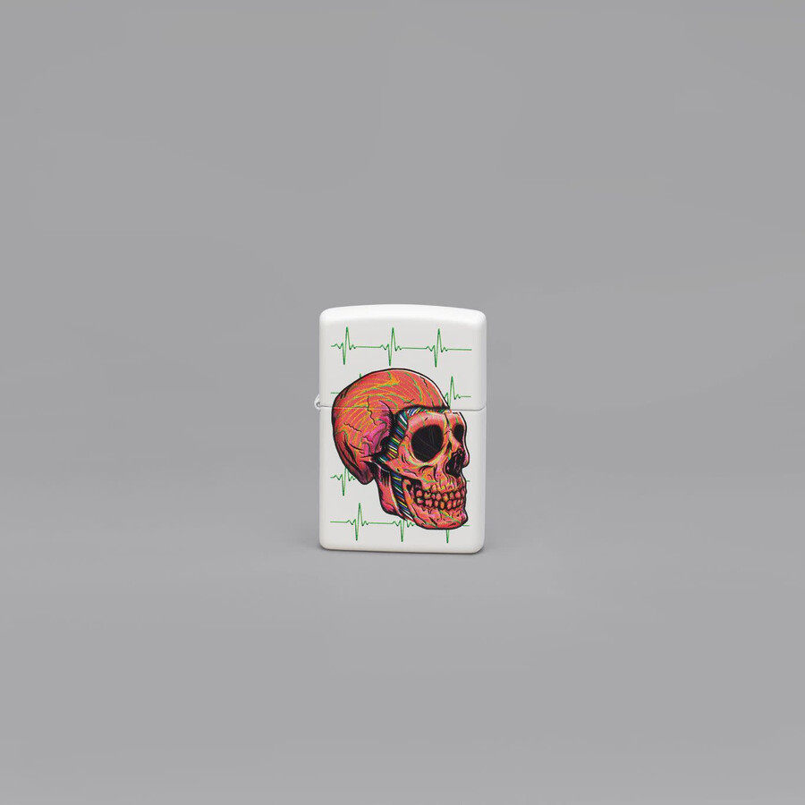 diseño de calavera cibernética