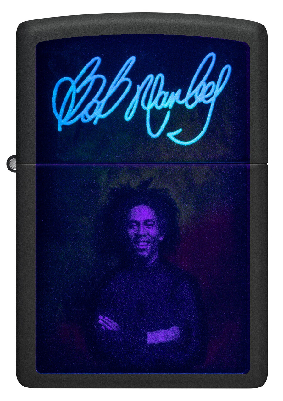 diseño exclusivo de bob marley black light